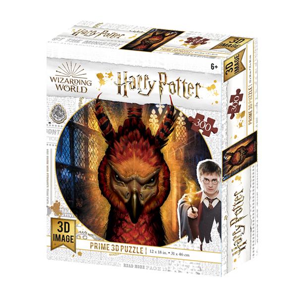 Quebra Cabeça Multilaser 3D Fawkes Harry Potter 300 Peças