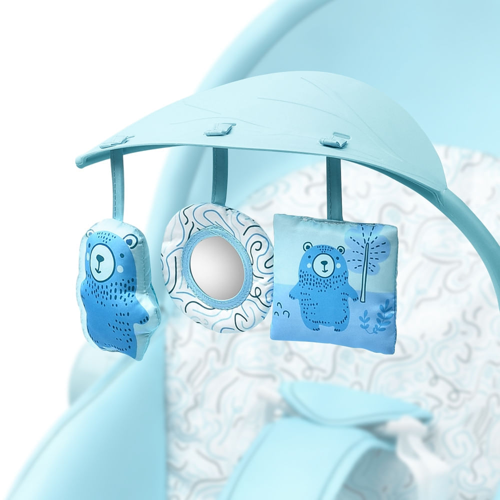 Cadeira De Descanso Seasons 0-18kgs Multikids Baby Azul