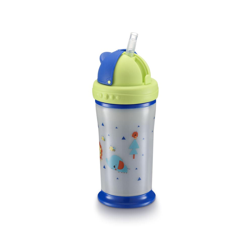 Copo Playful Glow in The Dark Azul Star 240ml Fisher Price
