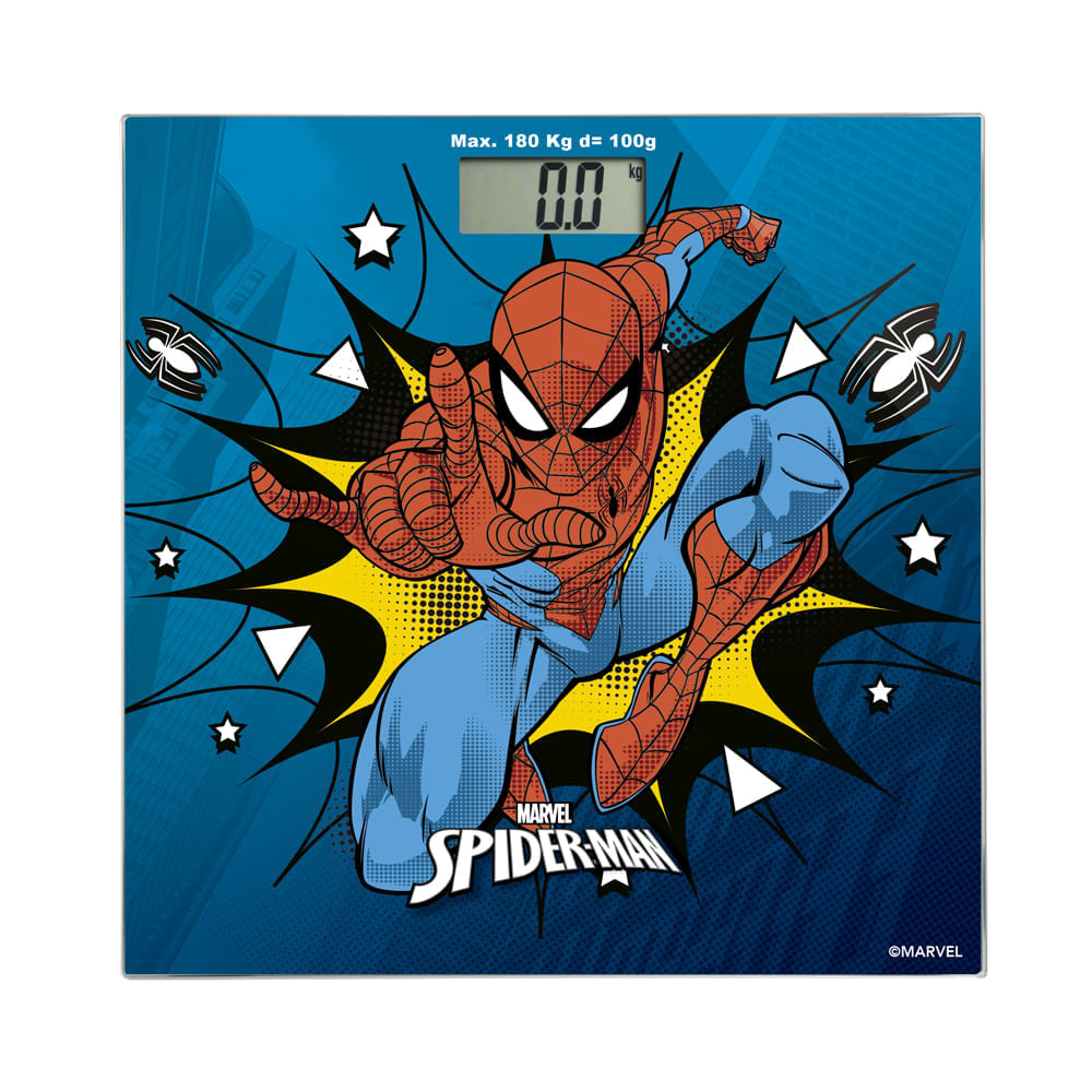 Balança Digital Homem Aranha + Termômetro Digital HotWheels Mattel Multilaser