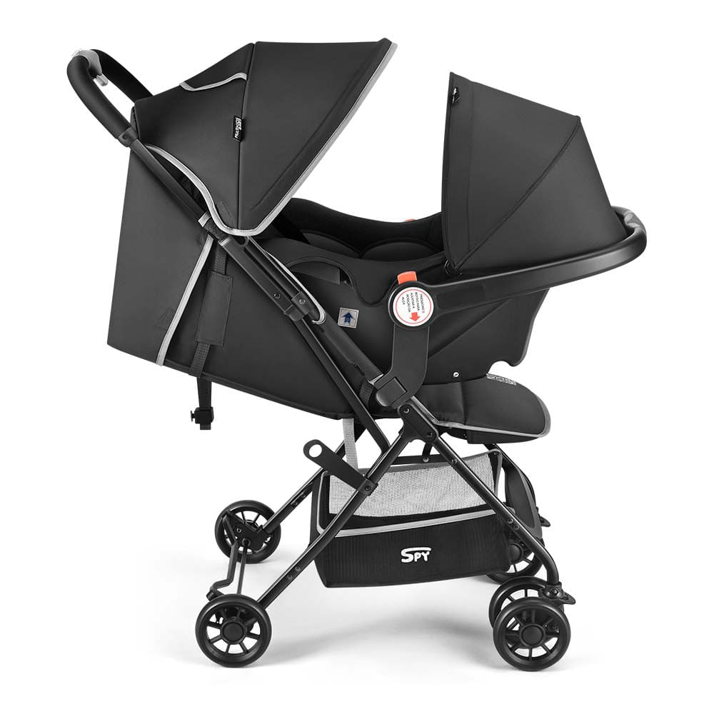 Carrinho de Bebê Compacto Spy Preto Multikids Baby BB424