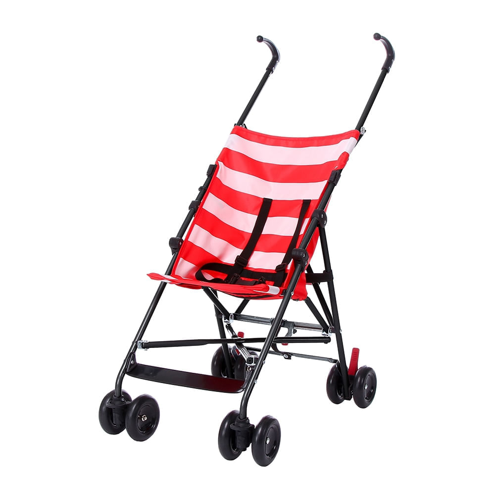 Carrinho Guarda-Chuva Malibu 6m-15kgs Vermelho Multikids Baby BB349
