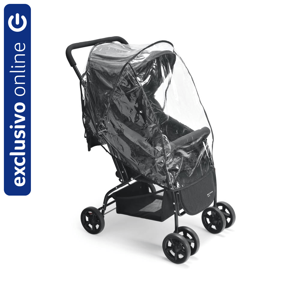 Capa de Chuva Universal para Carrinho de Bebê Safe Ride Multikids Baby BB1152