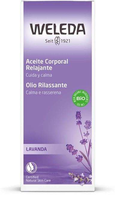 Óleo Corporal Weleda Natural Lavanda 100Ml