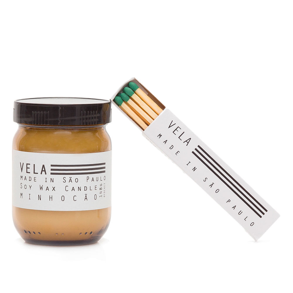 Vela Aromática Made In São Paulo Natural Minhocão 148G