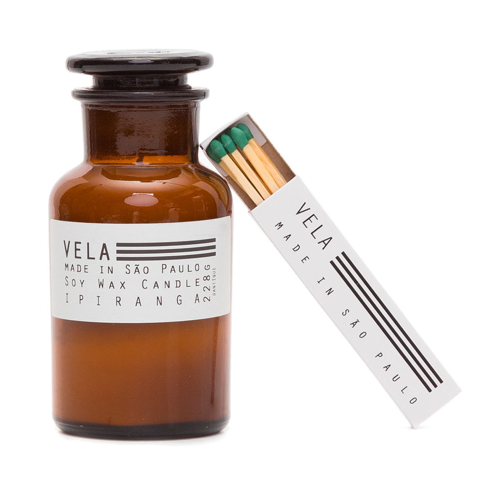 Vela Aromática Made In São Paulo Natural Ipiranga 228G