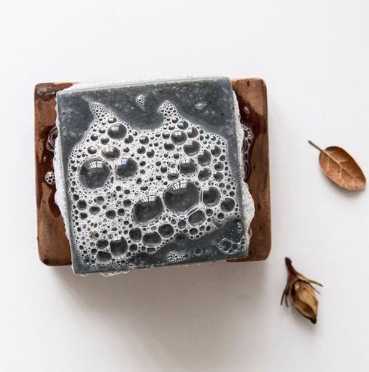 Sabonete De Argila Negra Natural Elemento Mineral 100G