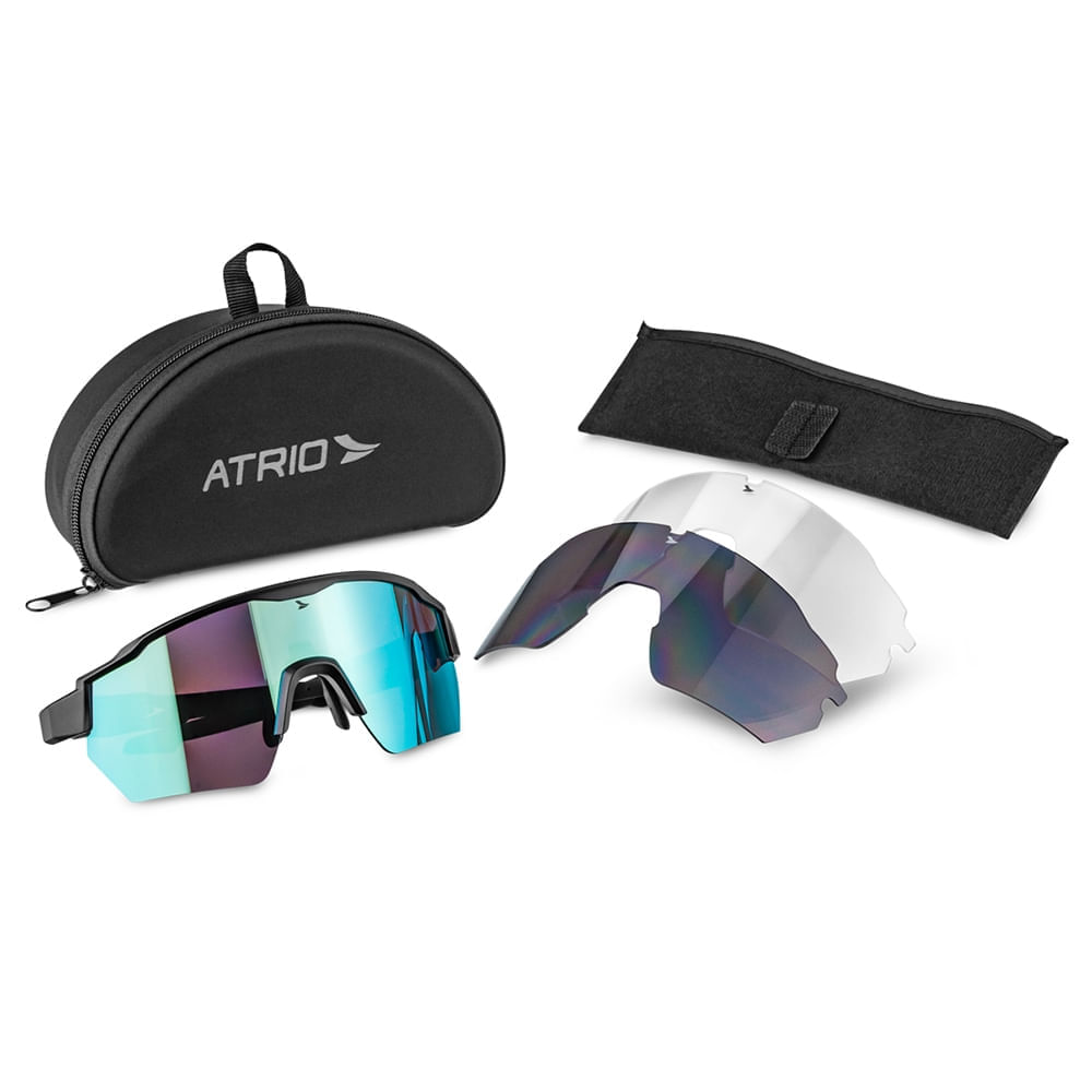 Óculos Atrio Sprinter Lite Kit 3 Lentes Blue White