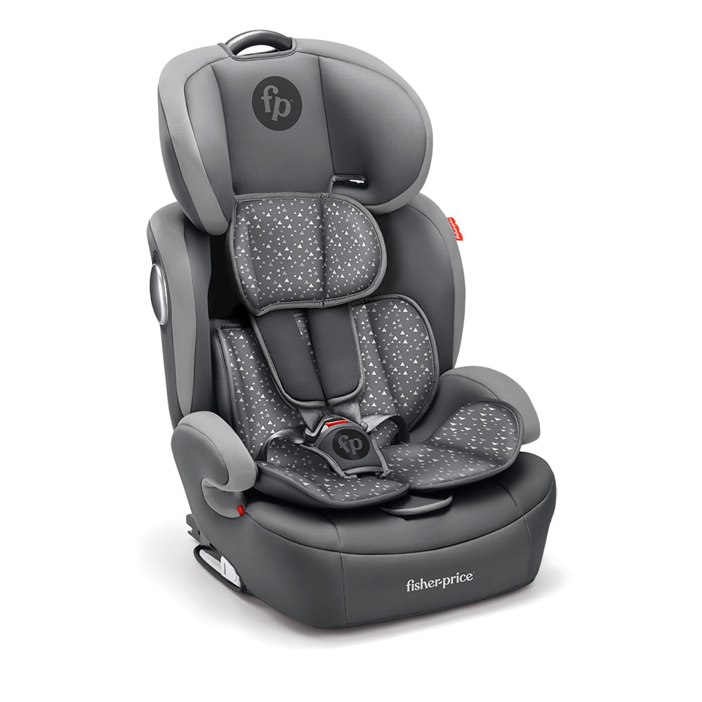 Cadeira para Auto Safemax Fix 2.0 de 9 a 36 KGs Cinza Estampado Fisher Price