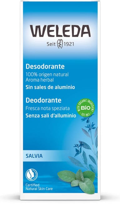 Desodorante Spray Weleda Sálvia 100Ml