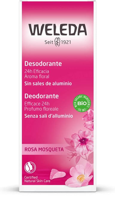 Desodorante Spray Weleda Rosa Mosqueta 100Ml