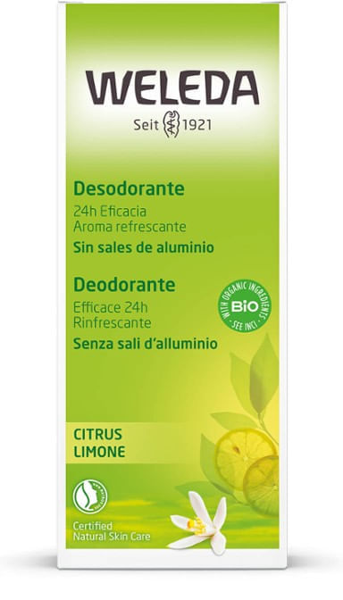 Desodorante Spray Weleda Citrus 100Ml