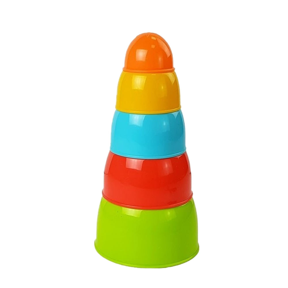 Conjunto Potinhos Empilha-Empilha Multikids Baby