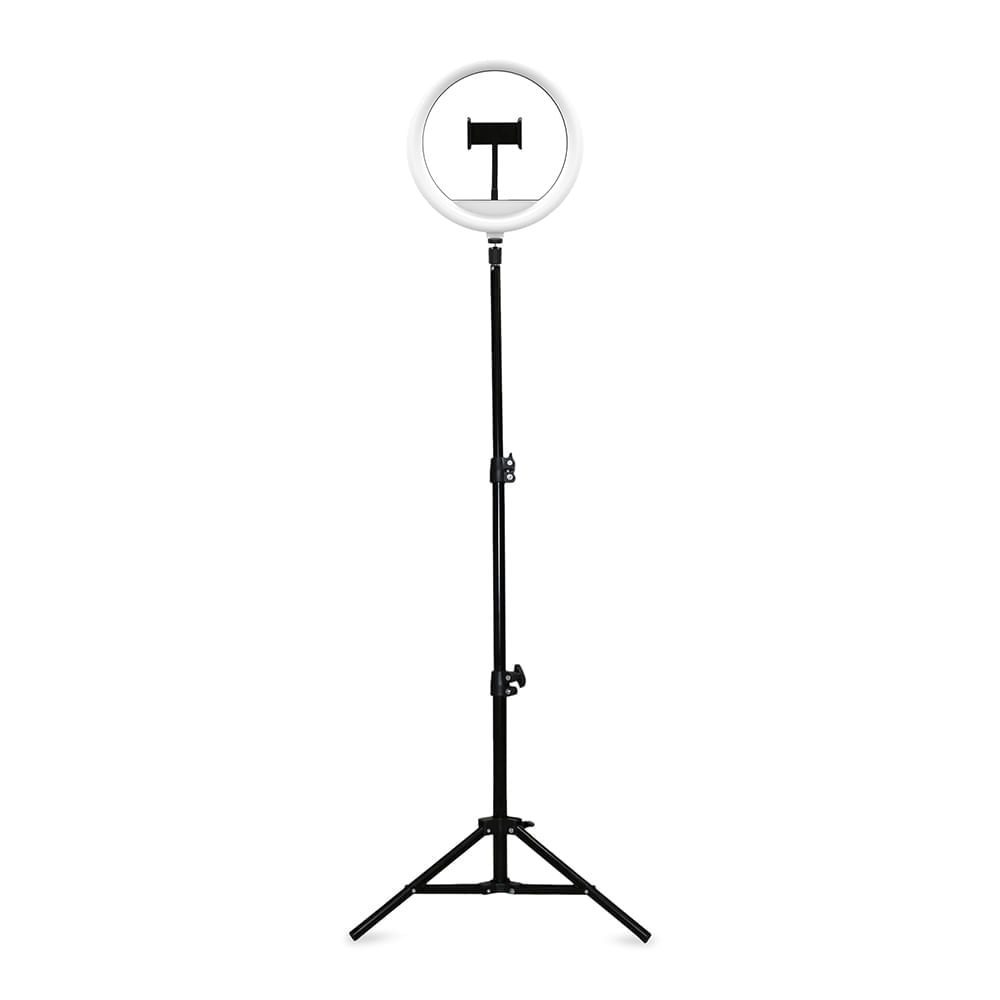 Suporte Ring Light Premium de Chão 10 Pol 11W até 110cm de altura Multilaser