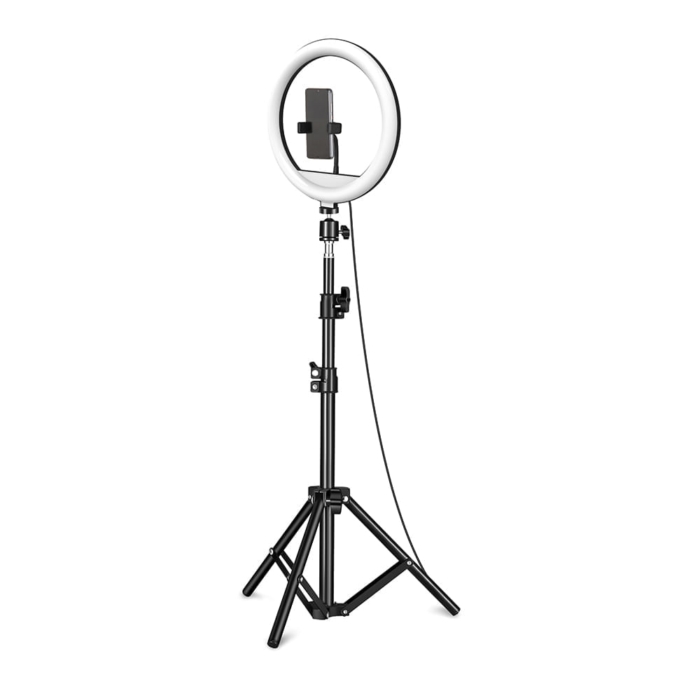 Suporte Ring Light Premium de Chão 10 Pol 11W até 110cm de altura Multilaser