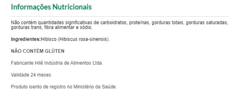Chá Hibisco Mundo Verde Seleção 10G 10 Sachês