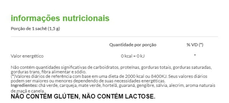 Desinchá Maçã e Canela Desinchá 30 sachês