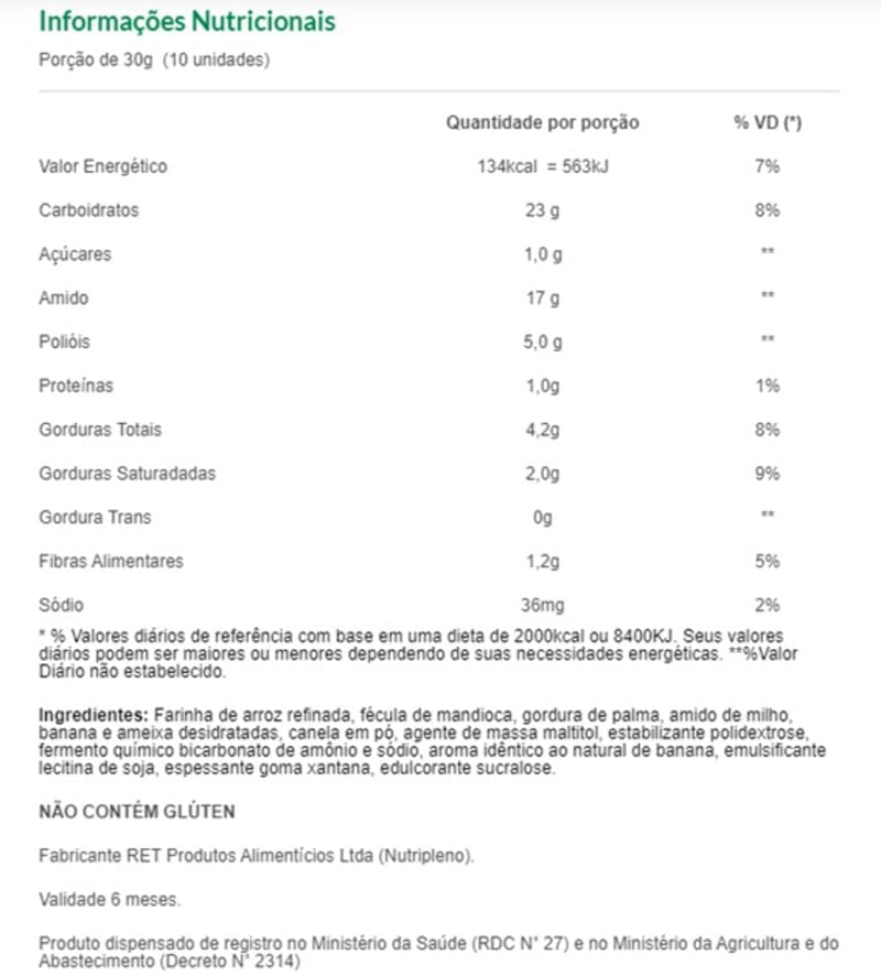 Cookie De Banana Com Canela Mundo Verde Seleção 100G
