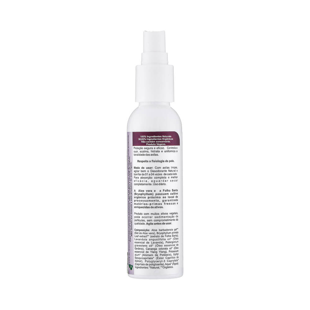 Desodorante Spray Livealoe Aloe E Gerânio 60Ml