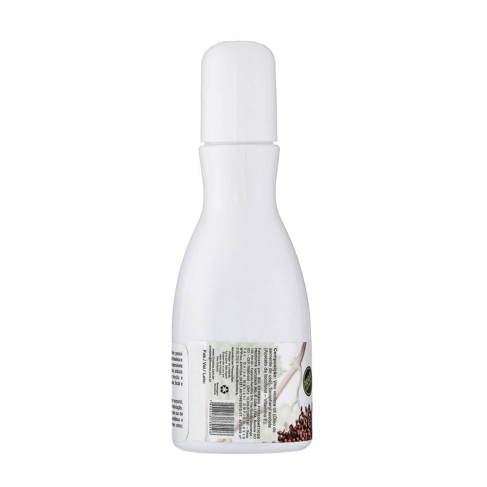 Óleo Livealoe Semente De Uva Puro 120Ml