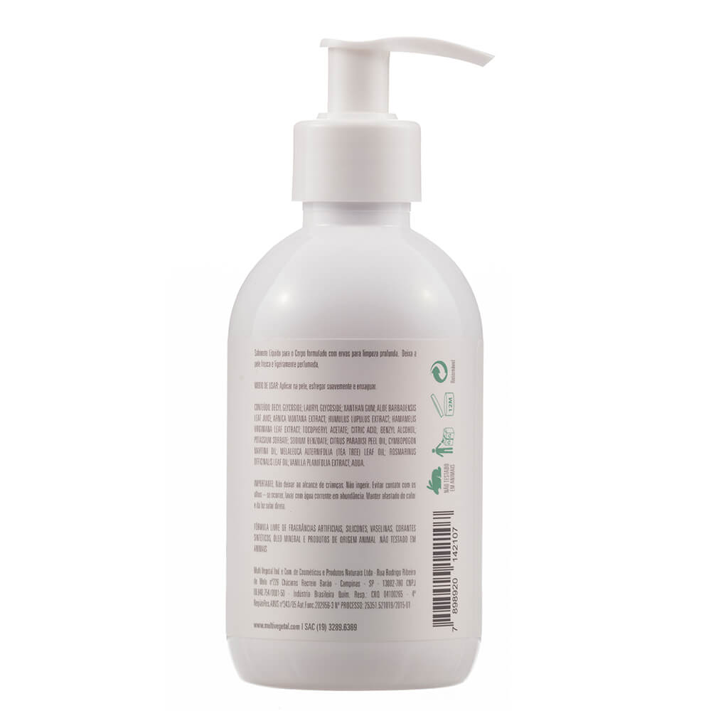 Sabonete Líquido Corporal Multi Vegetal 240Ml