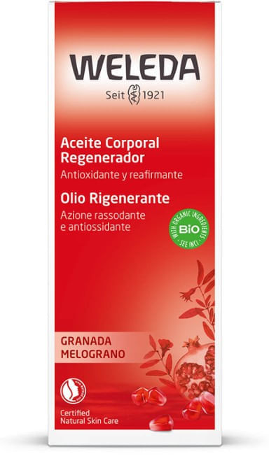 Óleo Corporal Weleda Natural Regenerador de Romã 100Ml