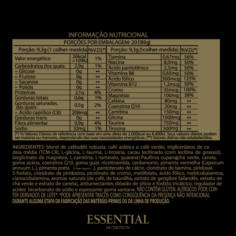 Brainstorm Coffee Essential Nutrition 186G