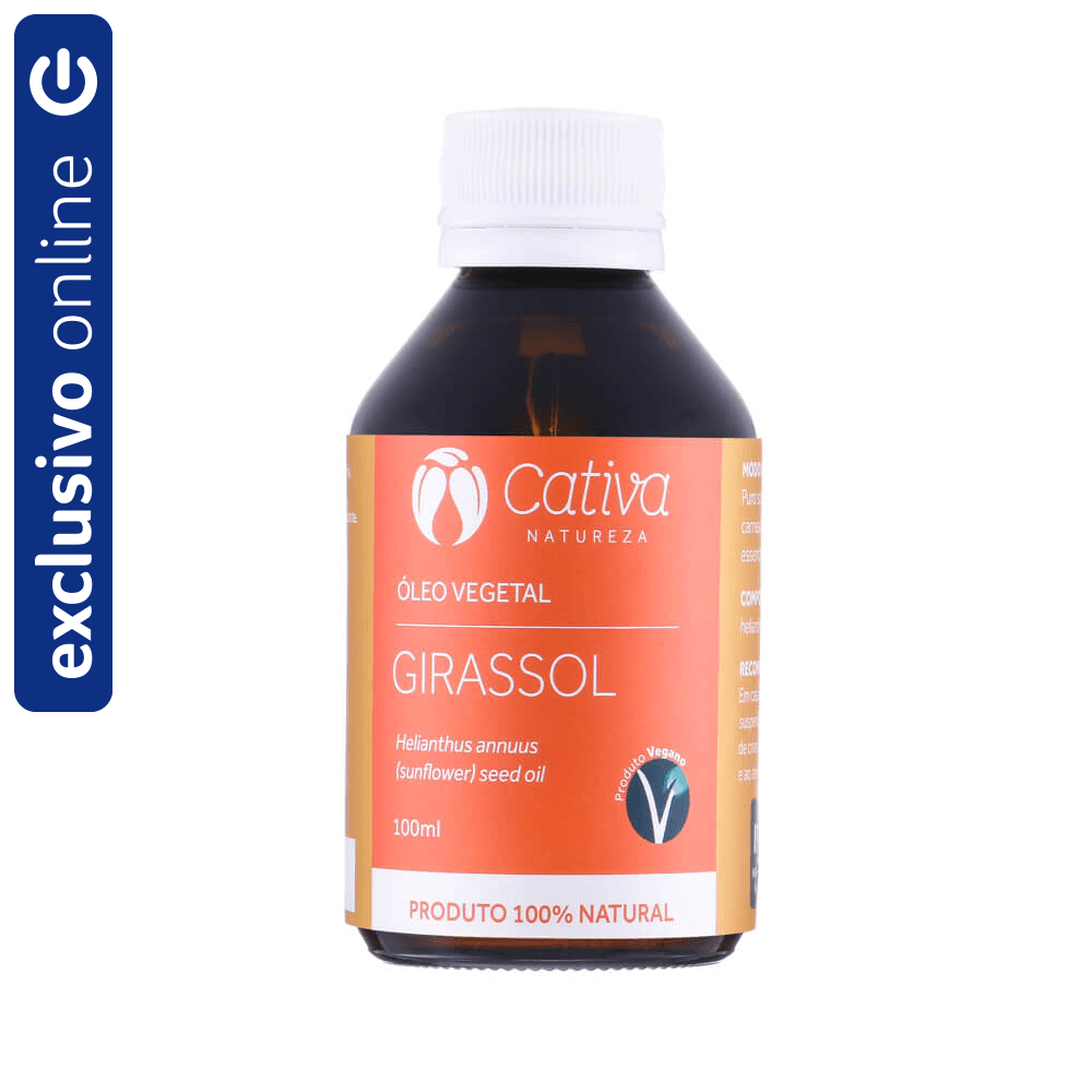 Óleo Vegetal De Girassol Cativa Natureza 100Ml