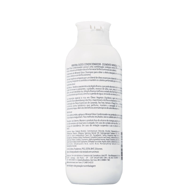 Condicionador Elemento Mineral Mineral Gloss 190Ml