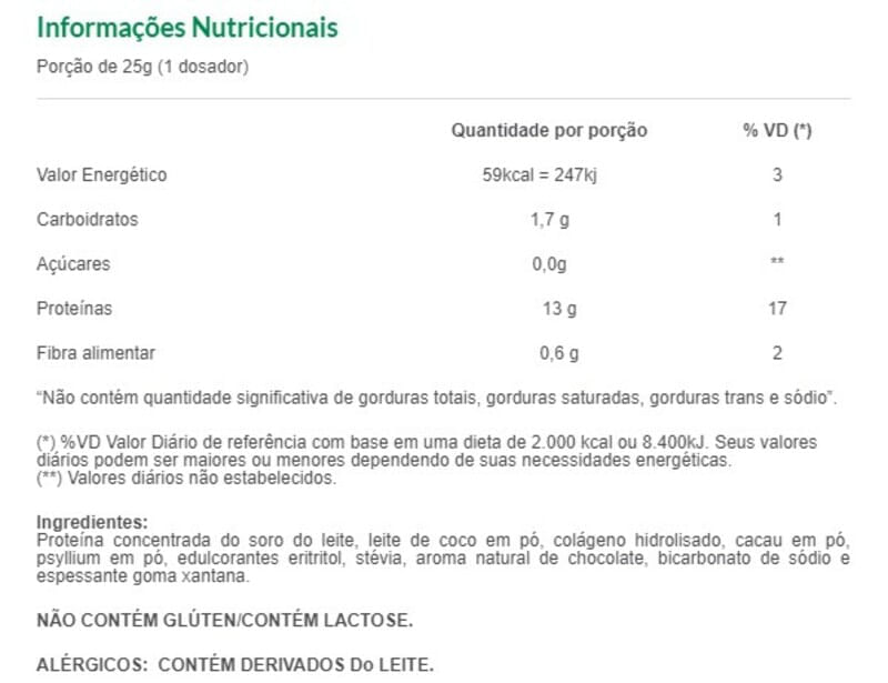Achocolatado Proteico Elixir 200G