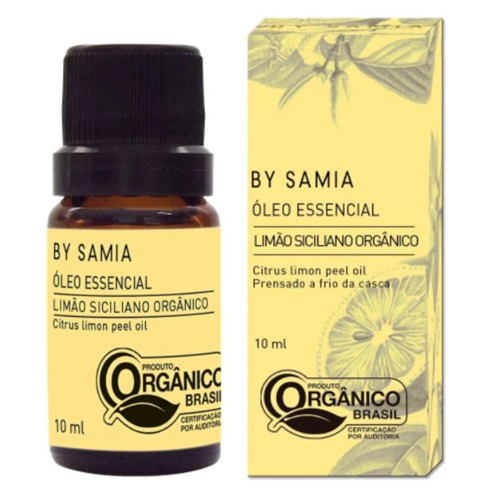 Óleo Essencial De Limão Siciliano Orgânico By Samia 10Ml
