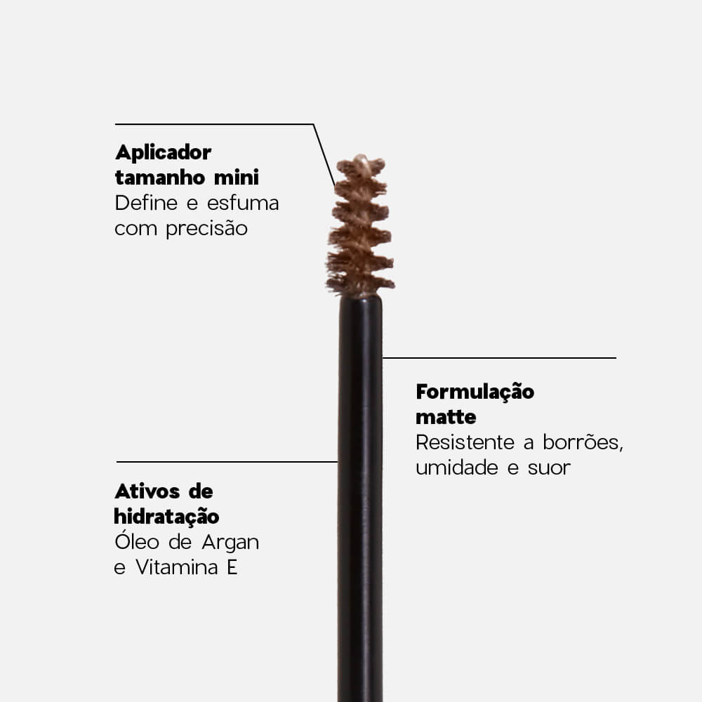 Máscara De Sobrancelha Castanho Claro Nádia Tambasco By Océane 5G