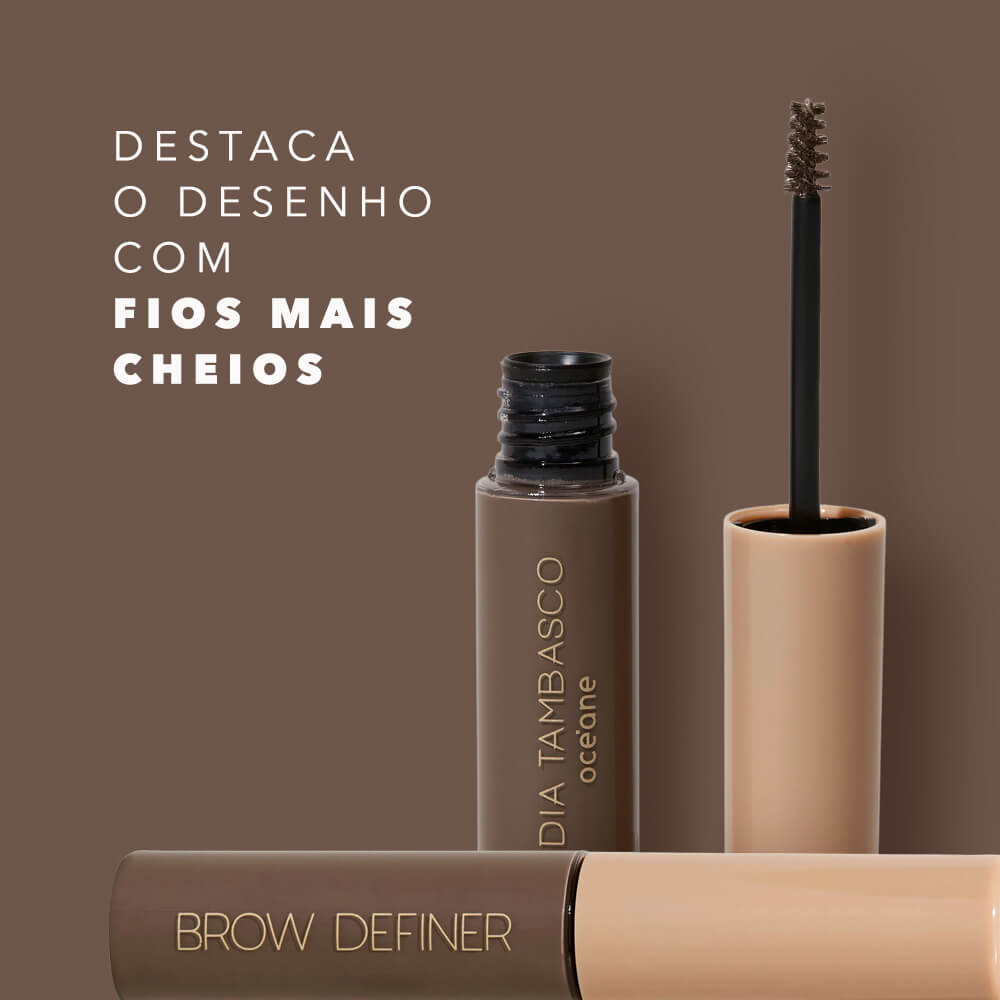 Máscara De Sobrancelha Castanho Escuro Nádia Tambasco By Océane 5G