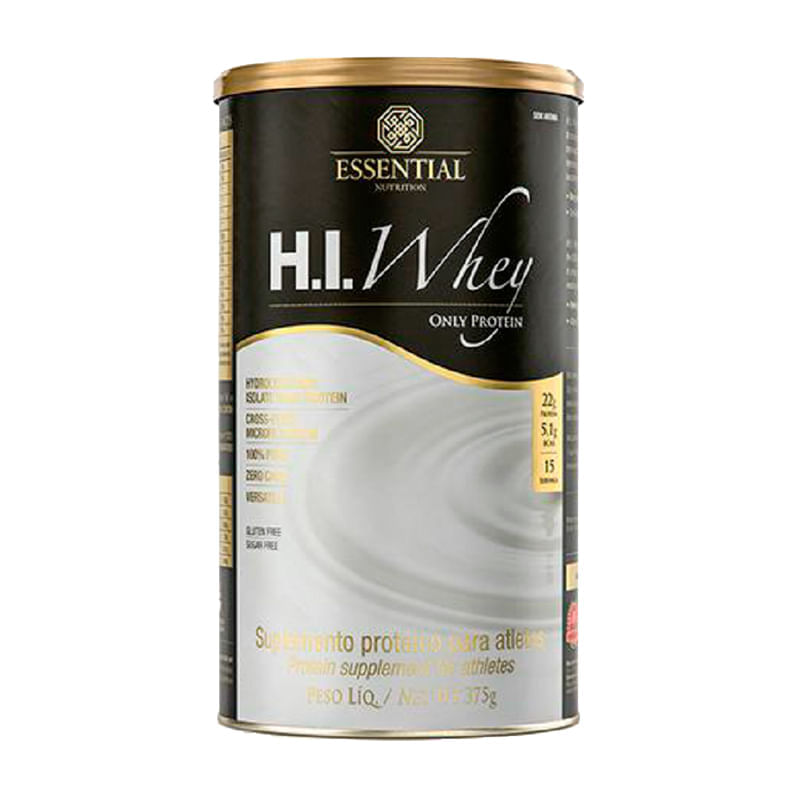 HI Whey Protein Sem Sabor Essential Nutrition 375g