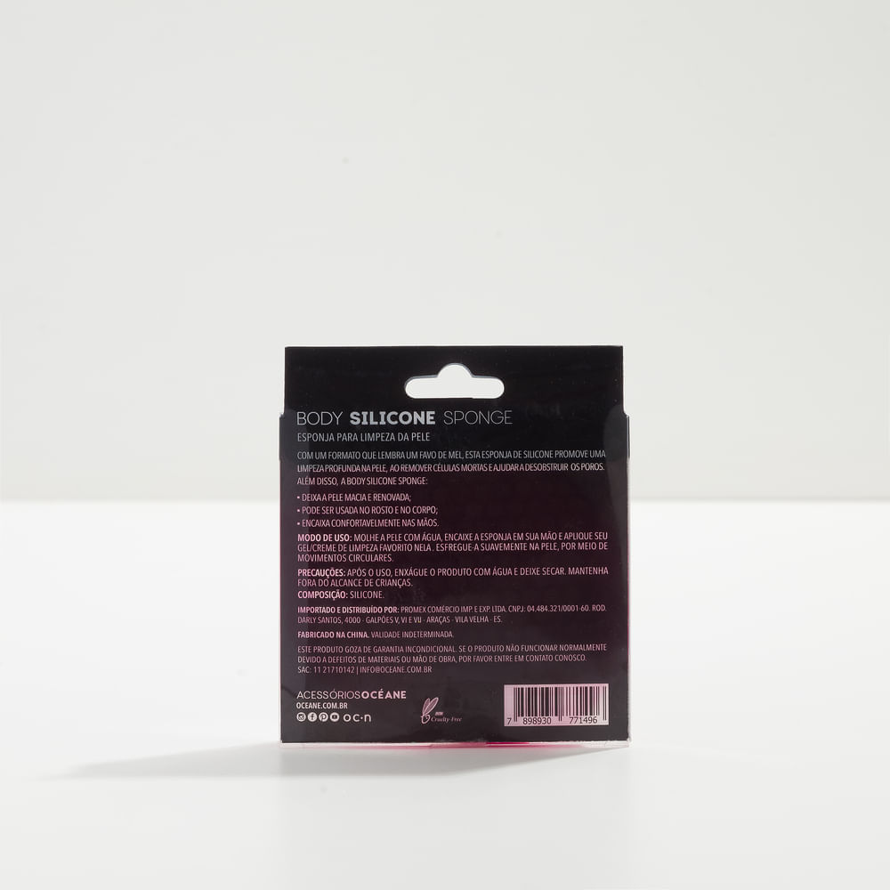 Esponja De Limpeza Facial Océane Colméia
