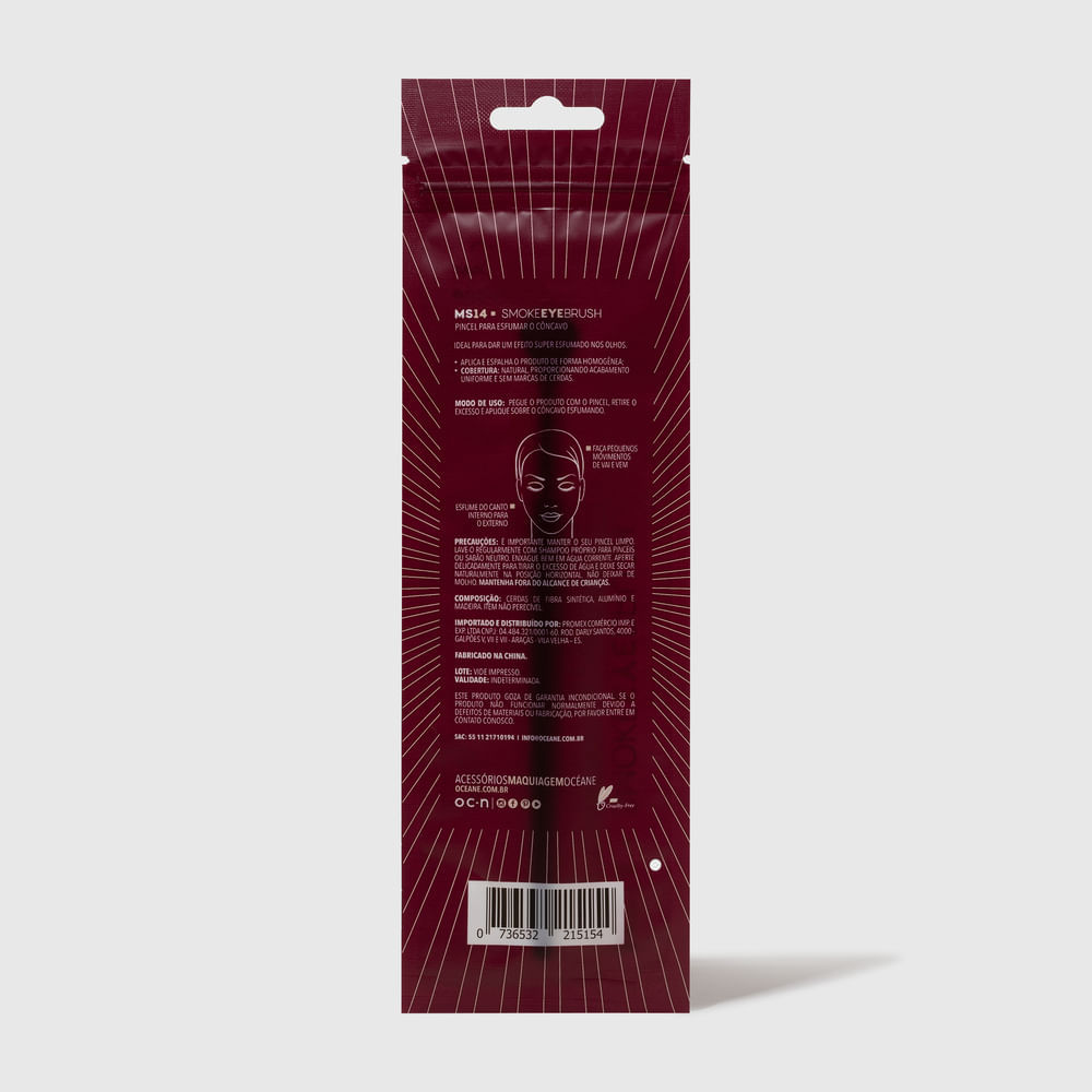 Pincel Para Esfumar o Côncavo Mariana Saad By Océane Ms14