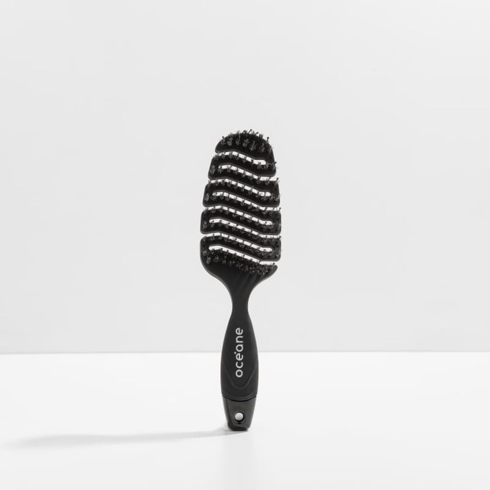 Escova De Cabelo Océane Soft Brush Ventilada Preta