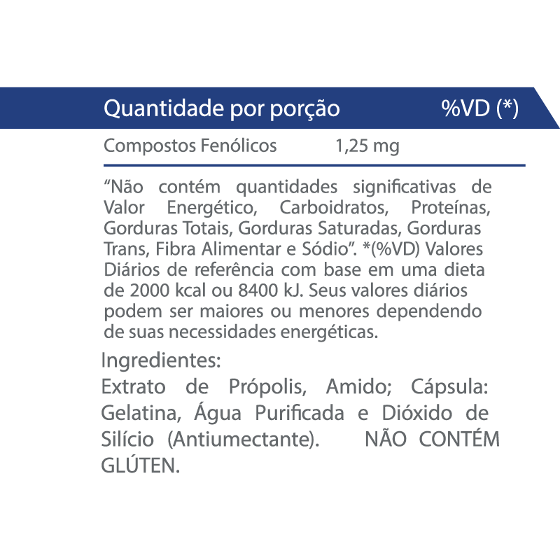 Própolis Vitaminlife 60 Cápsulas