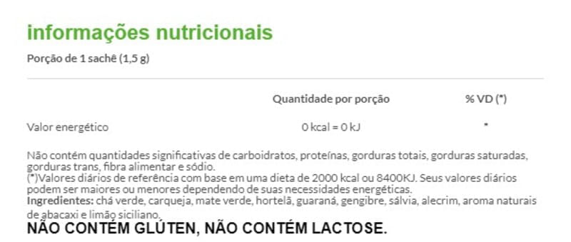 Desinchá Abacaxi e Limão Siciliano 30 Sachês