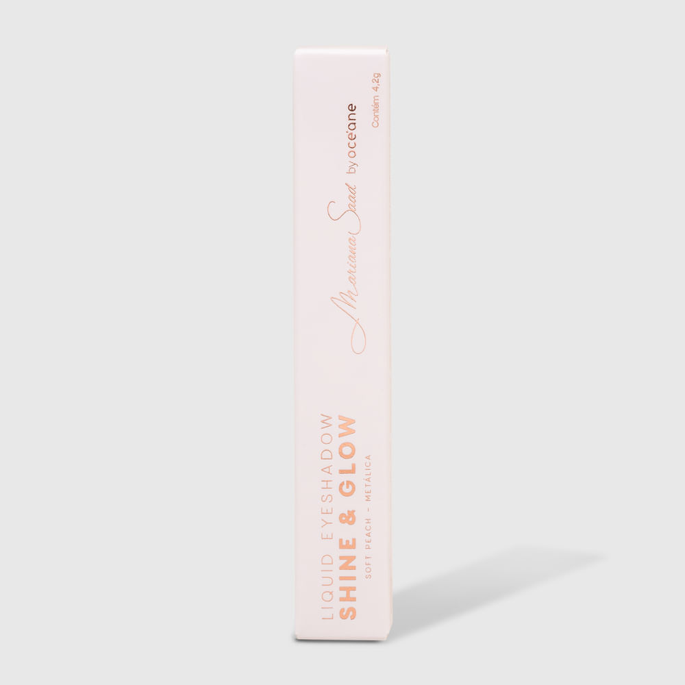 Sombra Líquida Mariana Saad by Océane Shine & Glow Soft Peach 4,2g