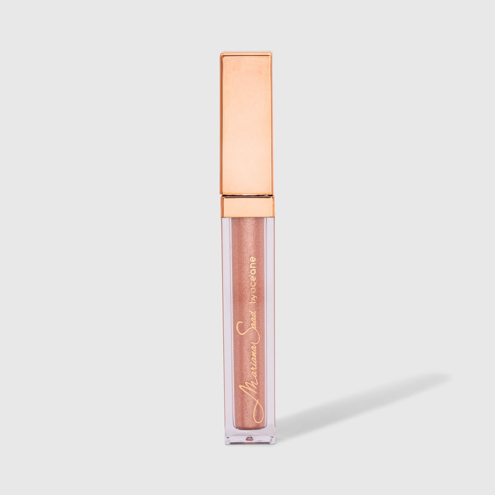 Sombra Líquida Mariana Saad by Océane Shine & Glow Soft Peach 4,2g
