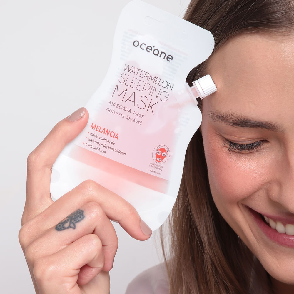 Máscara Facial Océane Noturna Com Melancia 35Ml