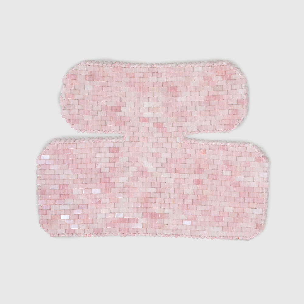 Máscara De Quartzo Rosa Océane Para Pescoço E Peito