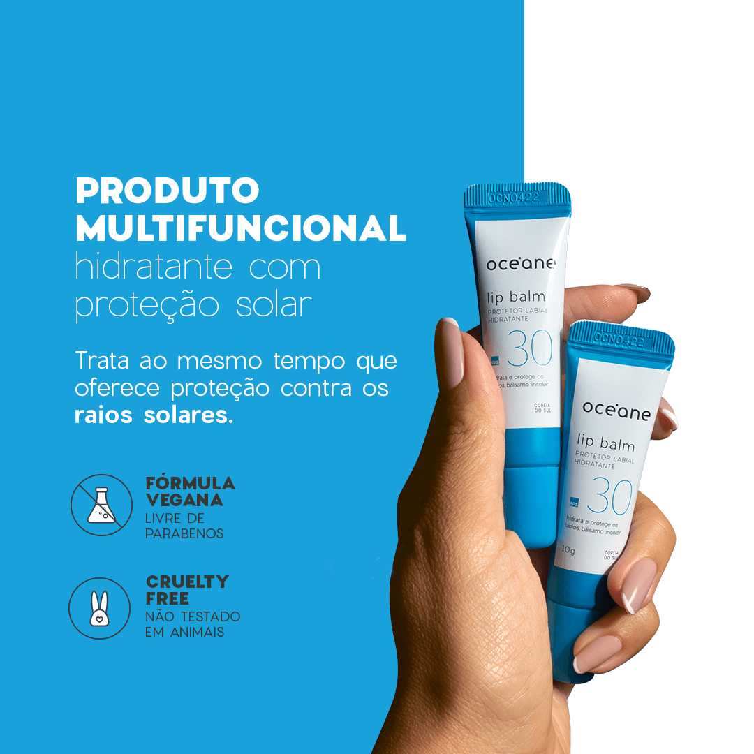 Protetor Labial Océane Lip Balm Fps30 10g