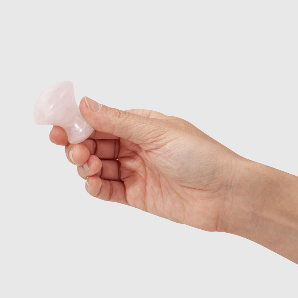 Massageador Para Olhos Océane De Quartzo Rosa