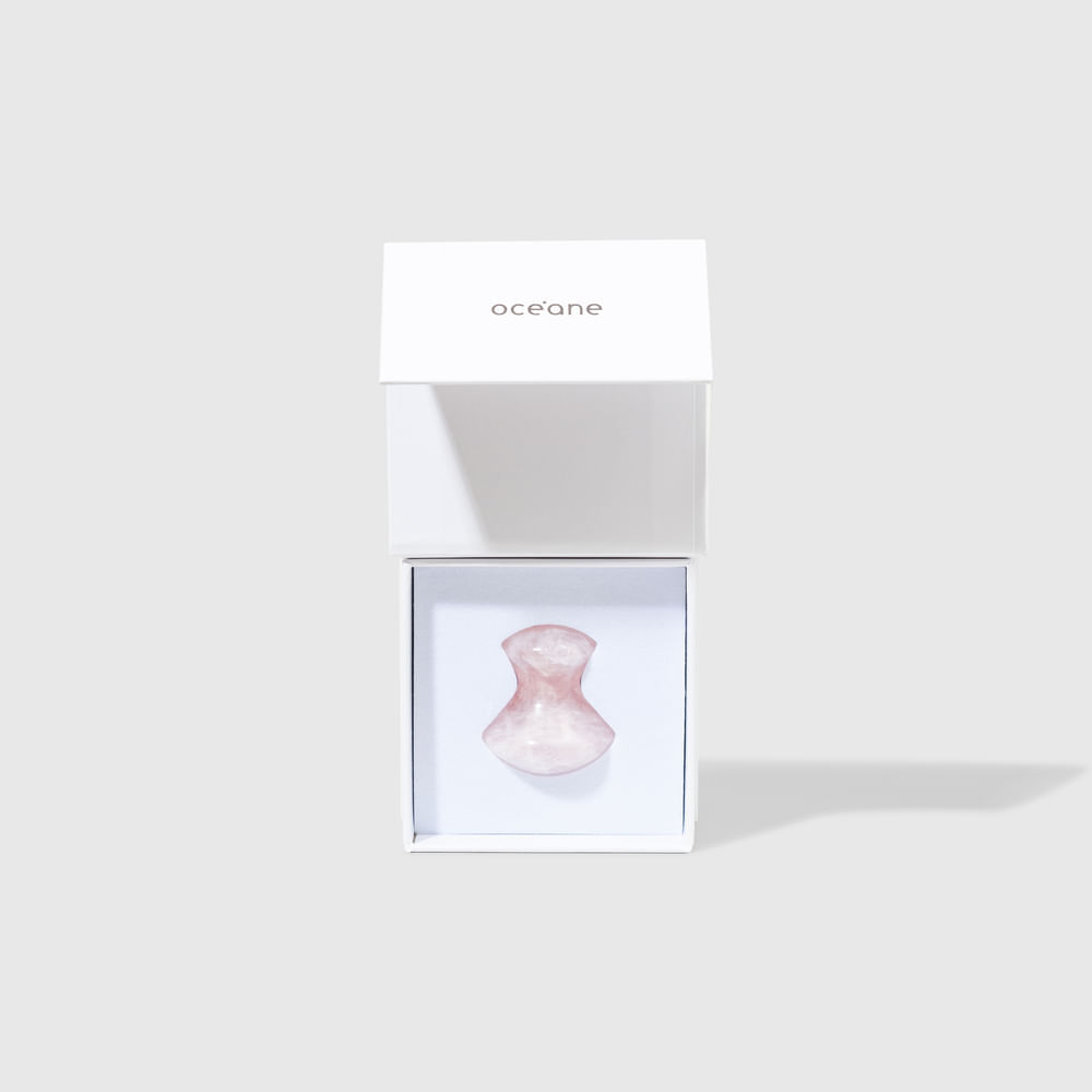 Massageador Para Olhos Océane De Quartzo Rosa