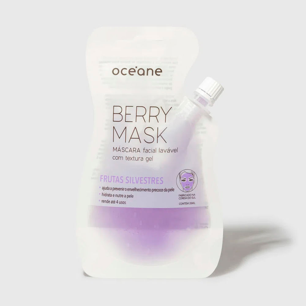 Máscara Facial Océane com Frutas Silvestres 35Ml