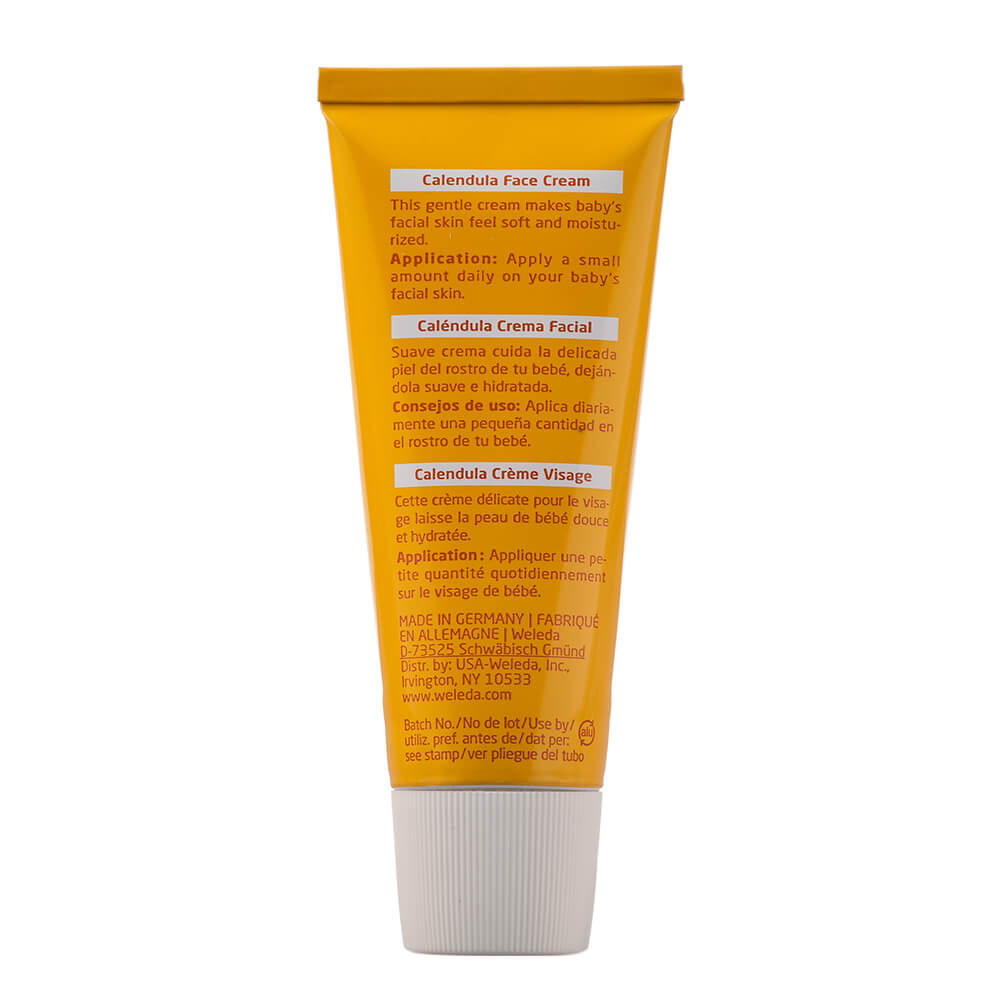 Creme Facial Para Bebês Weleda Natural De Calêndula 50Ml