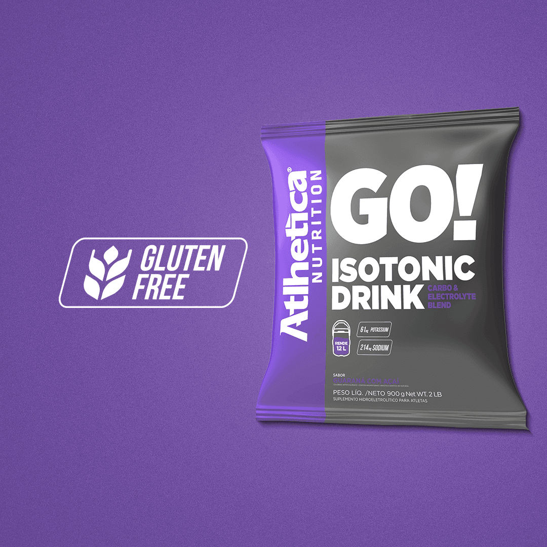 GO! Isotonic Drink Guaraná Com Açaí Atlhetica Nutrition 900g