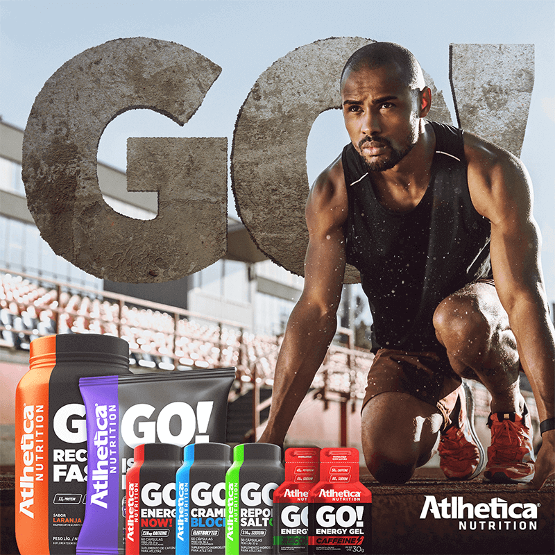 GO! Isotonic Drink Lima-Limão Atlhetica Nutrition 900g